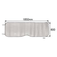 パーマンコーポレーション サンシェード 中型用 1431231000 1個（直送品）