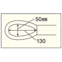 パーマンコーポレーション けん引ゴムロープ 伸縮式 6ton 小型トラック用 3220500000 1個（直送品）