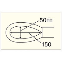 パーマンコーポレーション けん引ゴムロープ 伸縮式 10ton 中型トラック用 3221400000 1個（直送品）