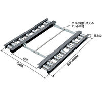 パーマンコーポレーション ローラー台 パレット移動用 1.5ton 5111300000 1個（直送品）