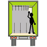 パーマンコーポレーション カーテン 保冷用 透明タイプ 5252700000 1個（直送品）