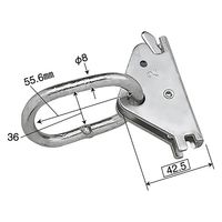 パーマンコーポレーション Eクリップ ロングタイプ オーバルリング付 6434300000 1個（直送品）