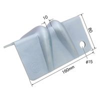 パーマンコーポレーション Lコーナー スチールメッキ 6510200000 1個（直送品）