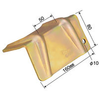 パーマンコーポレーション Lコーナー スチールメッキ 6510300000 1個（直送品）