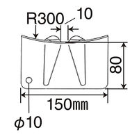 パーマンコーポレーション Lコーナー コイル用 300R 内径φ600mm用 6513200000 1個（直送品）