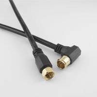 アンテナケーブル黒 1m AT488010BK 1個