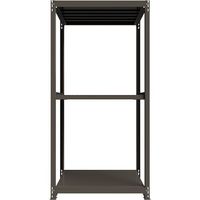 ICHIMAI 重量ボルトレスラック 段荷重1000Kg H2400×W1200×D900 天地3段 単体グレー TH1000-849T3（直送品）