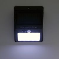 日本緑十字社 壁用ソーラーセンサーライト 人感センサータイプ センサーライト壁用 T18 96×124×48mm 352133 1個（直送品）