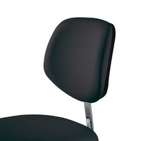 アズワン 快適クリーンルームチェア(フィット)ブラック リング有り 4-6130-02 1個（直送品）