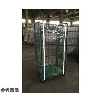 ウツヰ カゴ台車850×650×1700H用 防じんカバー 透明 KP-2 1枚 67-3120-09（直送品）