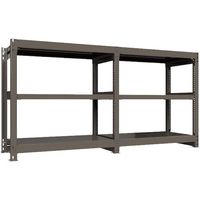 ICHIMAI 重量ボルトレスラック 段荷重1000Kg H1200×W1200×D600 天地3段 連結グレー TH1000-446R3（直送品）