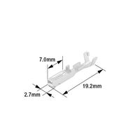日立Astemoアフターマーケットジャパン ターミナル メス 0.30~0.85mm2 50個入 FRY102N 1袋(50個)（直送品）