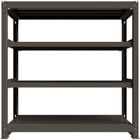 ICHIMAI 重量ボルトレスラック 段荷重1000Kg H1500×W1500×D600 天地4段 単体グレー TH1000-556T4（直送品）