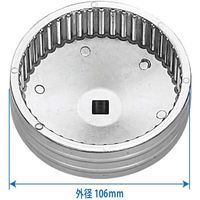 JTC キャラバン用オイルフィルターレンチ JTC6740 1個 507-0321（直送品）