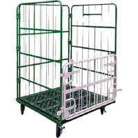 ヤマト・インダストリー ヤマト ダブルゲート付きコンビテナー LRC90-PG(WG) 1台 412-7865（直送品）