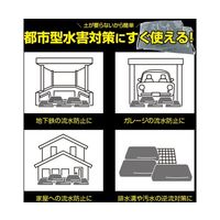 ブレイン 水でふくらむ吸水土のう袋(水のう)5枚入 BR-15000 1枚 67-9273-71（直送品）