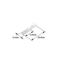 日立Astemoアフターマーケットジャパン 250 差込型プラグ 24Kメッキ 50個入 B924K 1袋(50個) 64-9723-07（直送品）