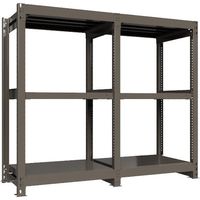 ICHIMAI 重量ボルトレスラック 段荷重1000Kg H1500×W900×D600 天地3段 連結グレー TH1000-536R3（直送品）