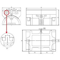 ジーネット 傾斜テーブル GSVP-250 1台 64-3260-72（直送品）