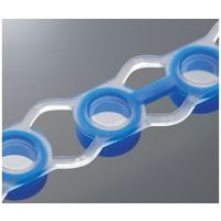 ALPHAGEN PCR用8連エルゴノミクスキャップ 60個×2袋入 PCR-8SCP-RT-B 1箱(120個) 65-6911-19（直送品）