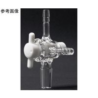 日本理化学器械 吸引栓(PTFEコック 三方)TS摺部19 055-193T 1個 65-8673-67（直送品）