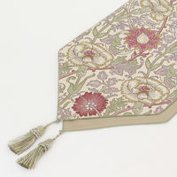 川島織物セルコン モリスデザインスタジオ ピンクアンドローズ テーブルランナー 300×2400mm ピンク HN1713_97P 1枚（直送品）