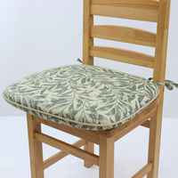 川島織物セルコン ウィローボウ シートクッション LN1716A 48×45cm グリーン LN1716A_98G 1枚（直送品）