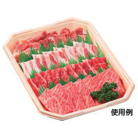 エフピコ 発泡トレー しゃぶしゃぶ長3.5人浅L 秋田杉 30133501 1ケース(600個(50個×12)（直送品）