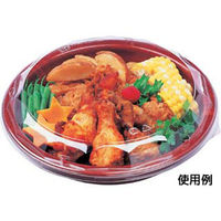 エフピコ 麺容器 グルメボウル-23 本体 ひだブラウン 33530023 1ケース(400個(50個×8)（直送品）