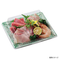 エフピコ 寿司容器 Sステージ19-17-1盛台 クリスタル緑 40751917 1ケース(800個(50個×16)（直送品）