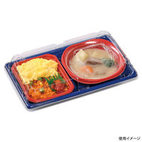 エフピコ 冷麺容器 SBセット26-15-1 ネイビー 41432261 1ケース(600個(50個×12)（直送品）
