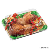 エフピコ オードブル容器 ティアラ角皿25-19 本体 金リーフ 46482519 1ケース(600個(50個×12)（直送品）