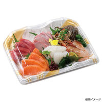 エフピコ 刺身容器 豊山24-19 本体 金ささ銀 46862419 1ケース(600個(50個×12)（直送品）