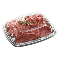 エフピコ オードブル容器 シェルト角24-19 本体 銀 49912419 1ケース(540個(30個×（直送品）