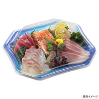 エフピコ 刺身容器 美彩24-21 本体 南国青 4C102414 1ケース(600個(50個×12)（直送品）