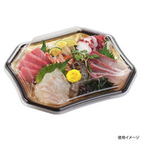 エフピコ 刺身容器 美彩24-21 本体 本市松 4C102416 1ケース(600個(50個×12)（直送品）