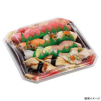 エフピコ 刺身容器 美彩24-24 本体 金フチ扇 4C102448 1ケース(400個(25個×16)（直送品）