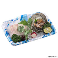 エフピコ 刺身容器 宝山20-14 本体 矢ばね青 4C150142 1ケース(800個(50個×16)（直送品）