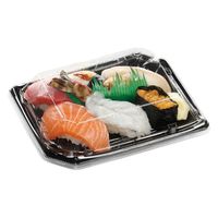 エフピコ 寿司容器 しおり2-3黒 4C182031 1ケース(900個(50個×（直送品）