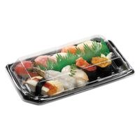 エフピコ 寿司容器 しおり2-5黒 4C182051 1ケース(800個(50個×（直送品）
