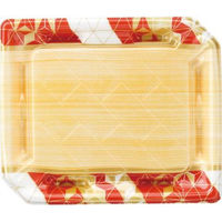 エフピコ 寿司容器 しおり3-4あさぎ赤 4C183042 1ケース(600個(50個×12)（直送品）