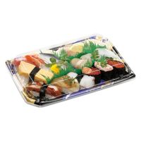 エフピコ 寿司容器 しおり3-6帯おり青 4C183065 1ケース(400個(50個×8)（直送品）