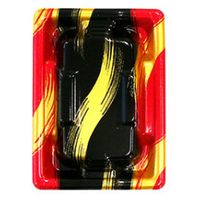 エフピコ 寿司容器 Sステ15-11巻台R 本体 はけ嵐赤 4C961512 1ケース(1000個(50個×20)（直送品）