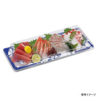 エフピコ 刺身容器 長角皿29-11 本体 はな絵紺 4C882914 1ケース(800個(50個×（直送品）