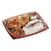 エフピコ 弁当容器 MFPエリッシュU24-19-1 エンジ 4M016491 1ケース(400個(50個×（直送品）
