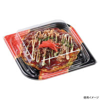 エフピコ 惣菜容器 MFPわかば19-19 波市松赤 4M091994 1ケース(600個(50個×（直送品）