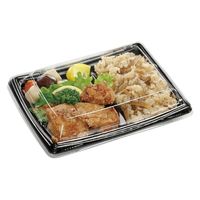 エフピコ 弁当容器 MFPかすが23-17-3 ロッド黒 4M10231C 1ケース(600個(50個×12)（直送品）