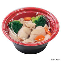 エフピコ スープ容器 MFPホットカップ145(63) M赤黒 4M527453 1ケース(1000個(50個×20)（直送品）