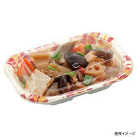 エフピコ 惣菜容器 MFP優デリ20-13(34) 和モダン赤 4M812033 1ケース(800個(50個×16)（直送品）