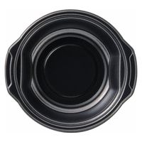 エフピコ 麺容器 MFPホット鍋18小-19(40) 黒W 4M76181A 1ケース(600個(50個×12)（直送品）
